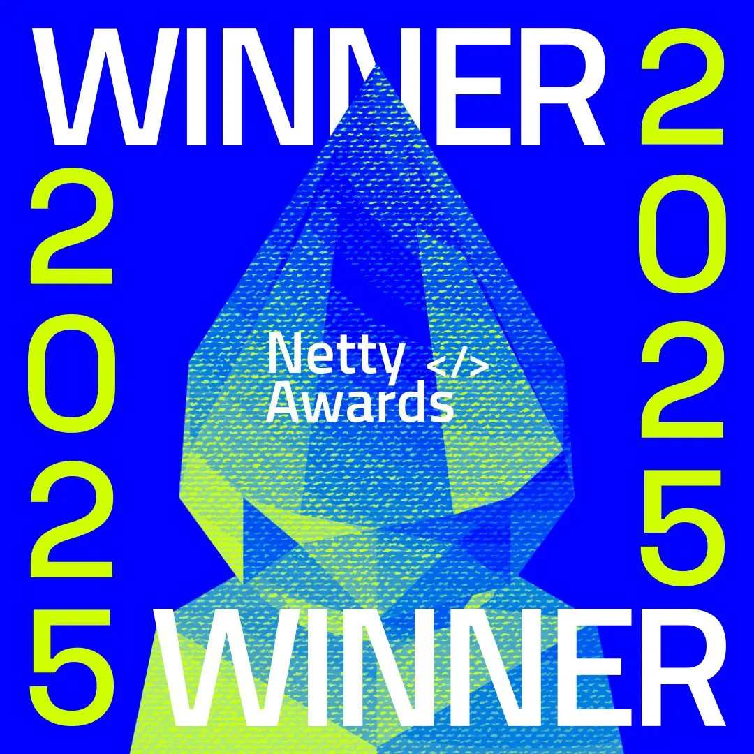 Netty Awards 2025 winner badge