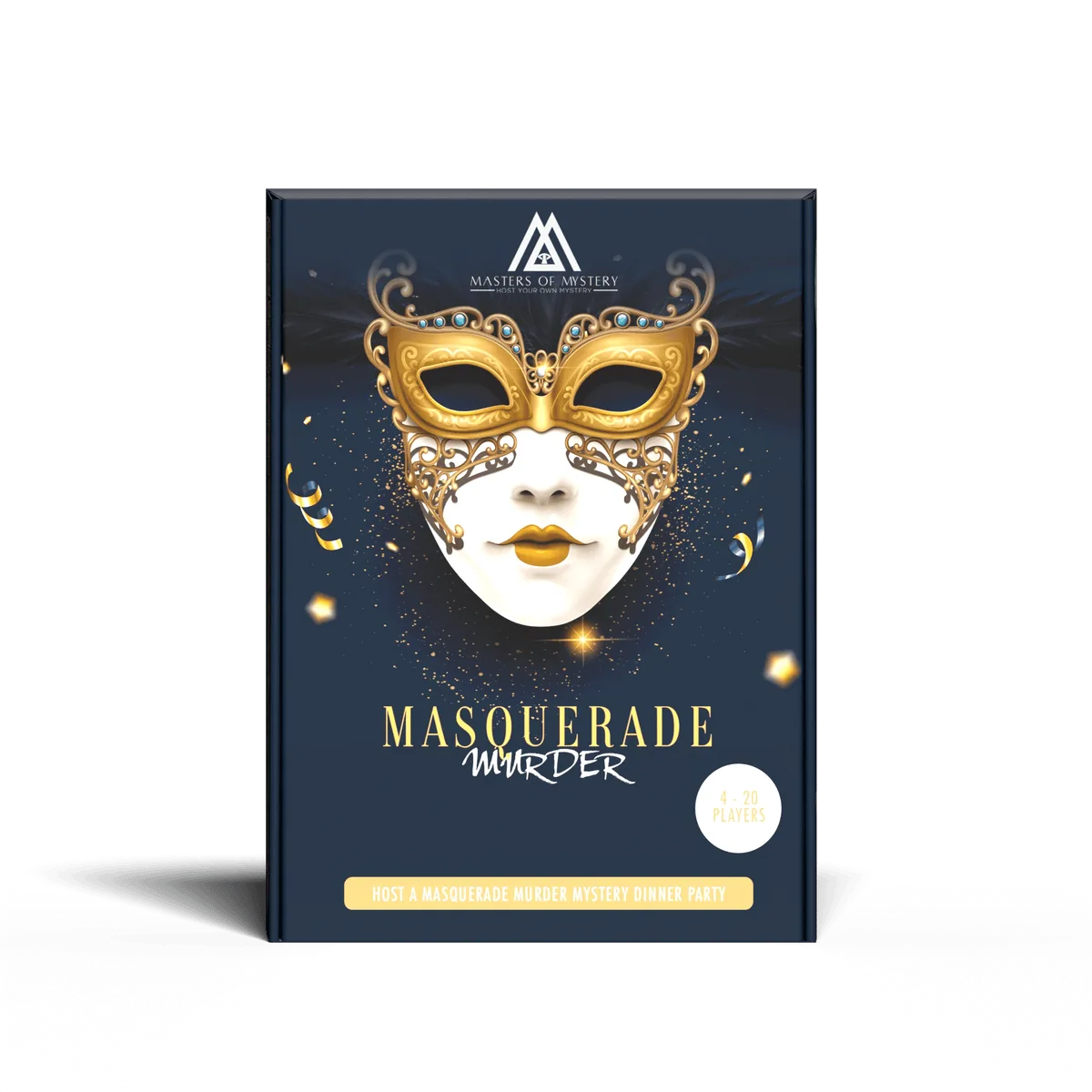 Masquerade murder-mystery party kit
